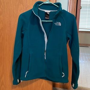 Women’s XS NorthFace blue-green fleece